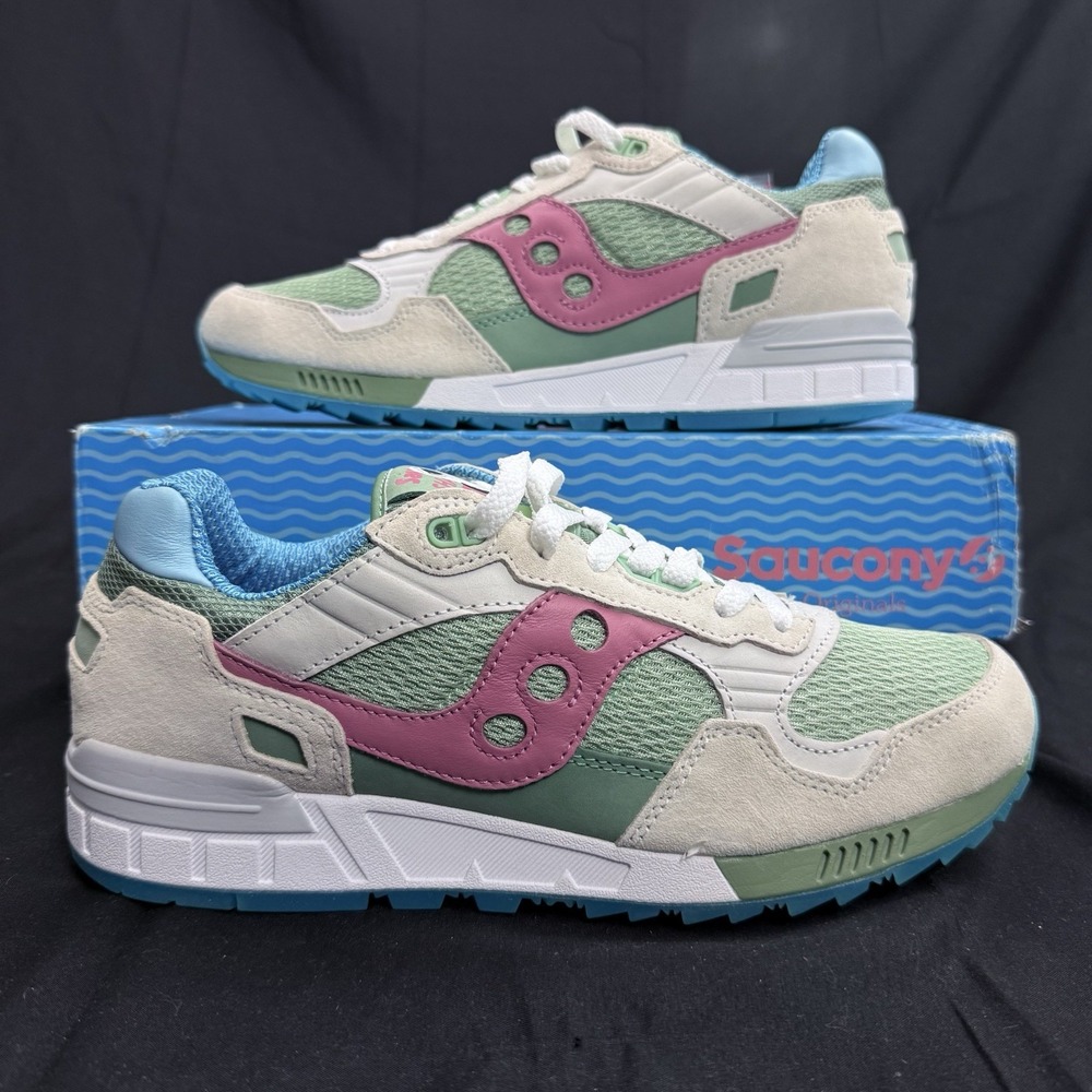Saucony Shadow 5000 Men's Size 10 Galapagos Pink Blue Green Sneakers S70743-1